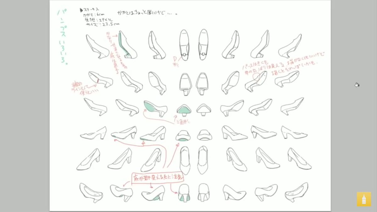 Twitter 上的 お絵かき講座パルミー 靴の描き方講座 ブーツやヒールなどの描き方や脚の構造について解説しています 靴は描くことが多いので知っておきたいことだらけでした ੭ W ੭ T Co Xlog16tgsm 靴 描き方 イラスト お