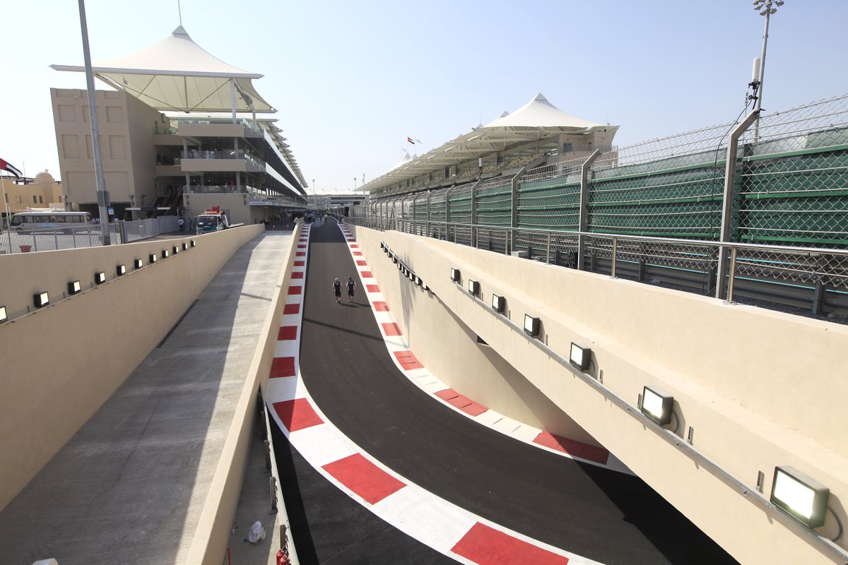 Image result for yas marina circuit pit lane exit