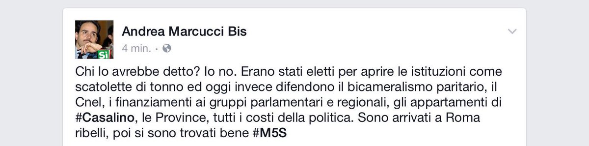 AndreaMarcucci's tweet photo. Sono arrivati a Roma ribelli, poi si sono trovati bene. #castaa5stelle https://t.co/UB4ssSlveM