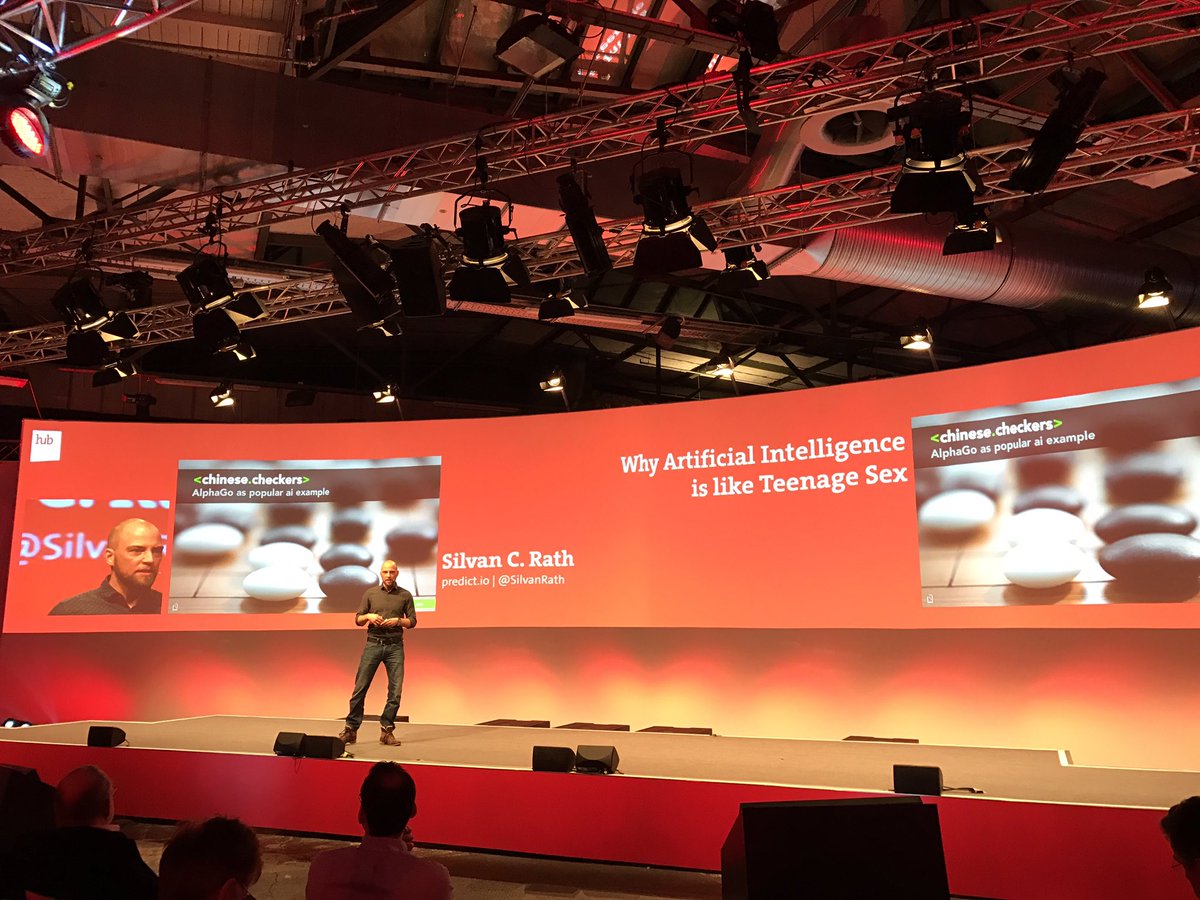 transform_show's tweet image. .@SilvanRath: "Everybody is talking about AI now, it's like the new Big Data" #hub16