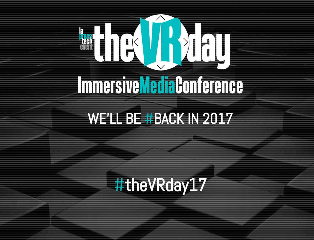 The VR day tweet media