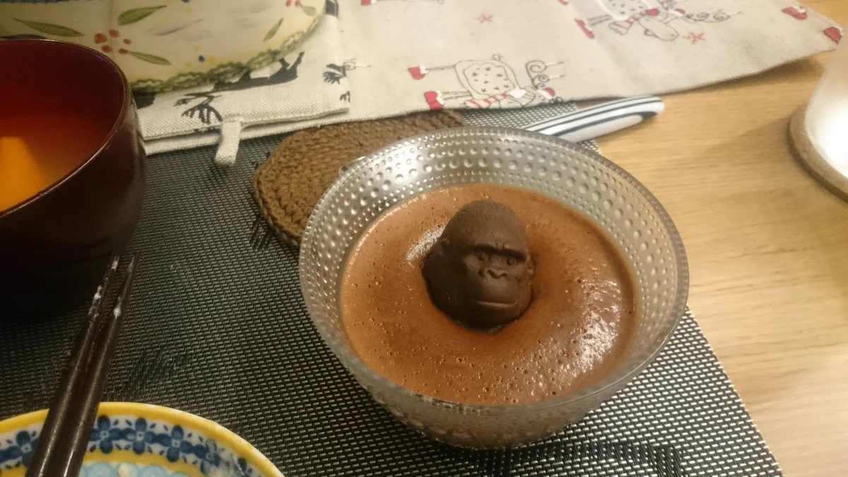 奥さんが誕生日に作ってくれたムースが笑えるｗ食べる勇気を下さいｗｗｗ