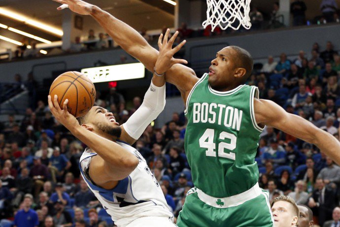 DomenBasket's tweet photo. NBA - Celtics vencen Wolves; @Al_Horford 20 puntos, 6 rebotes, @KarlTowns 27 puntos, 18 rebotes - https://t.co/X4L593MmBD - https://t.co/sfkFEfNkp4