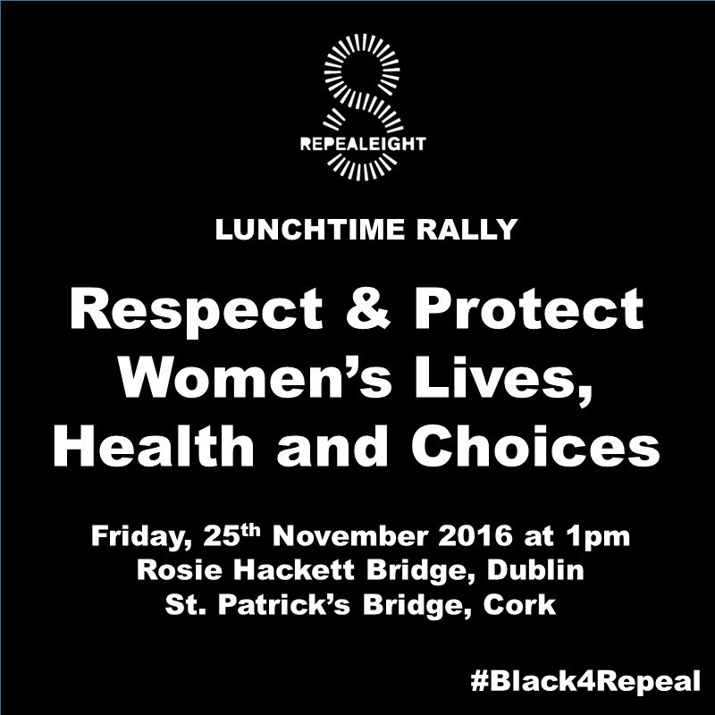NWCI's tweet photo. NWCI will join @repealeight this Friday in solidarity with women across Europe, South America and Asia demanding change #black4repeal https://t.co/WoB5WhVRvC
