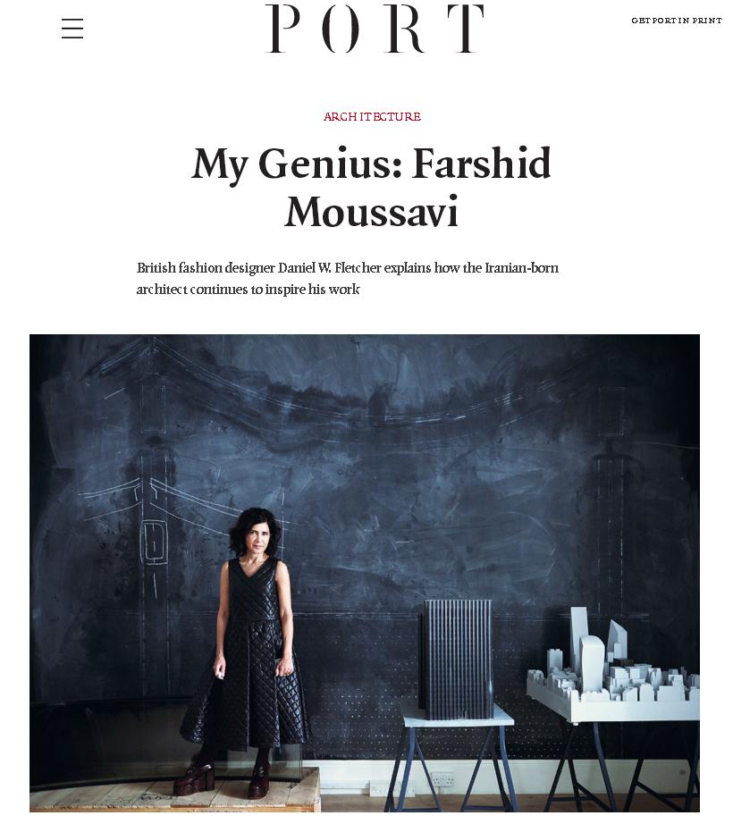 farshidmoussavi's tweet image. Thank you to @danielwfletcher for the kind words in @portmagazine | bit.ly/2gc5dkI #DanielWFletcher #FarshidMoussaviArchitecture