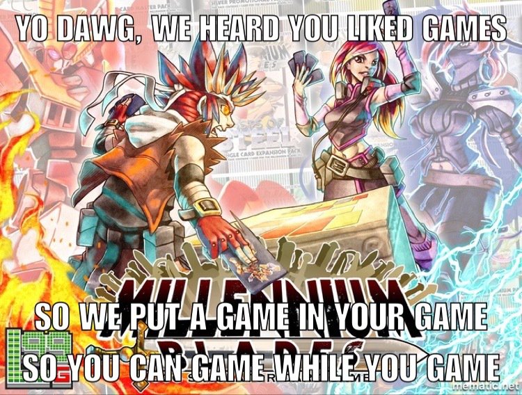 gpopejr's tweet photo. Morning Meme! #milleniumblades @Level99Games #boardgames https://t.co/n71pRPwfs3