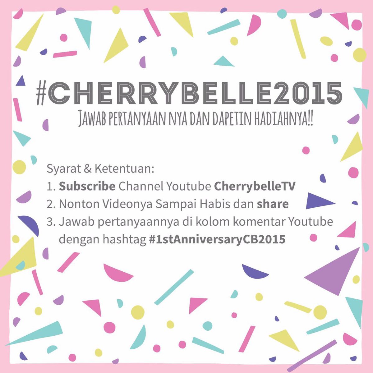 Ayo ikutan Kuisnya Twibies &amp; PEACEca :) karna ada hadianya loh cc: <a href="/21FiscaChiBi/">Aflya Fisca</a> <a href="/PEACEca__OFC/">PEACEca ✌</a> <a href="/Cherrybelleindo/">Cherrybelle Indonesia</a>