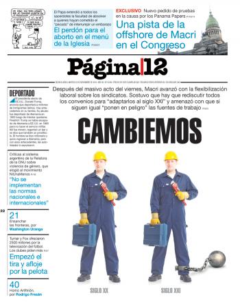 RadioCompaniera's tweet photo. Buen martes para todos y todas!! #TapaDeDiarios #RadioCompañera https://t.co/hFzbN8Tgbj