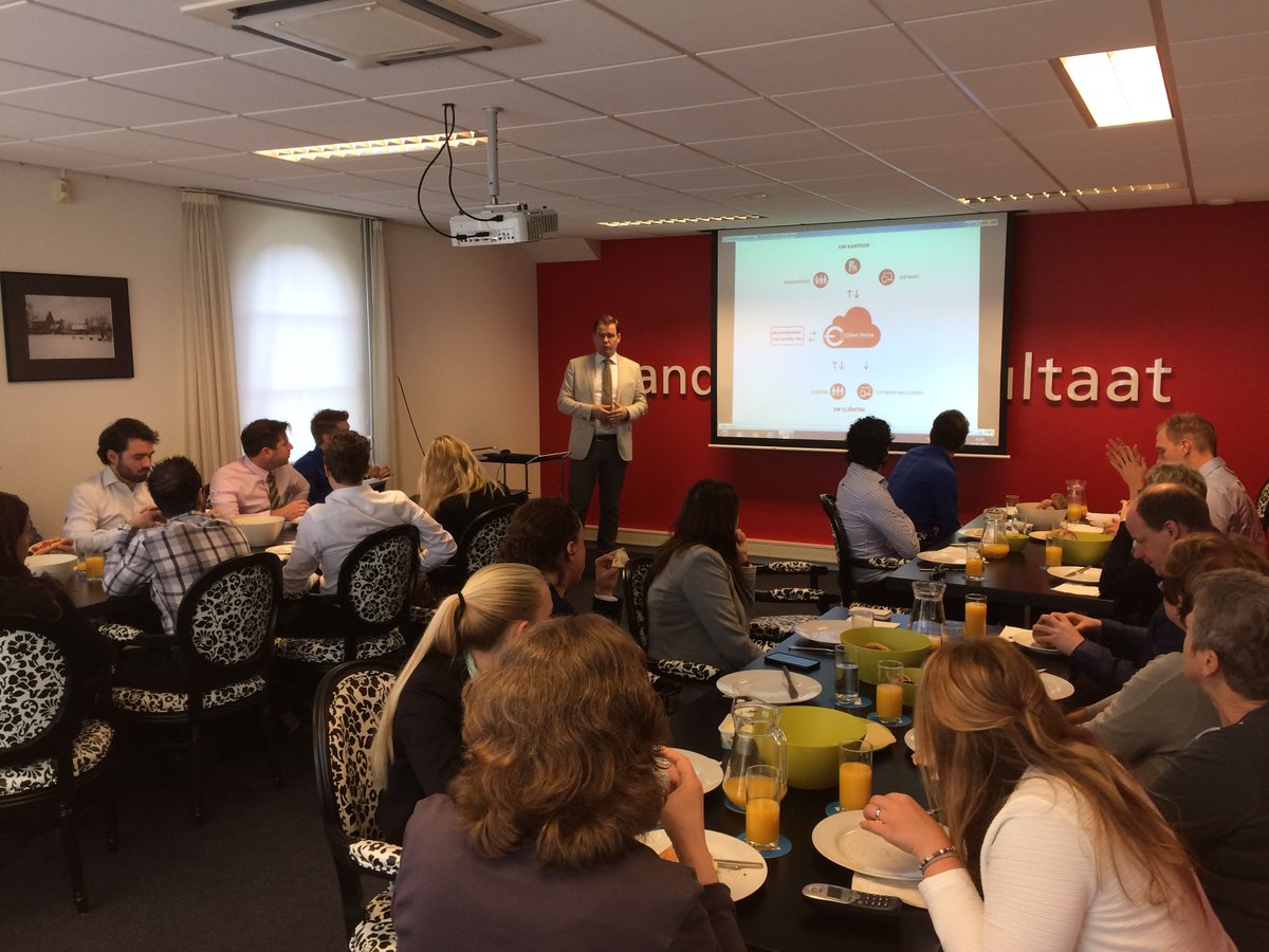 Vandaag hebben enkele collega's tijdens een lunchsessie een interessante presentatie gegeven over nieuwe softwaretoepassingen.