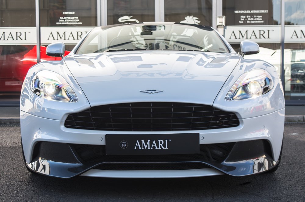 Amarisupercars's tweet photo. AMARI's #CarOfTheWeek is this stunning @astonmartin Vanquish Volante - the cheapest on the market in Morning Frost! https://t.co/UDdEHcgk0J https://t.co/1WeoA9VYXd