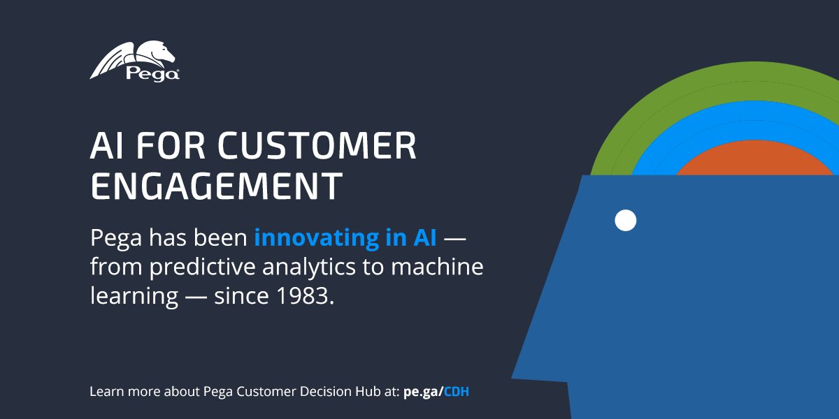 pega's tweet photo. For Pega, #AI is more than just another buzzy marketing term. Learn more: https://t.co/4KH74VYRO3 https://t.co/lBIWuRTwvU