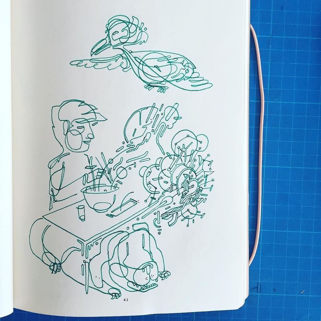 #lunchtime #noodles #soup #drawing #illustration #create #art #sketchbook #insta #play ift.tt/2gxC87P