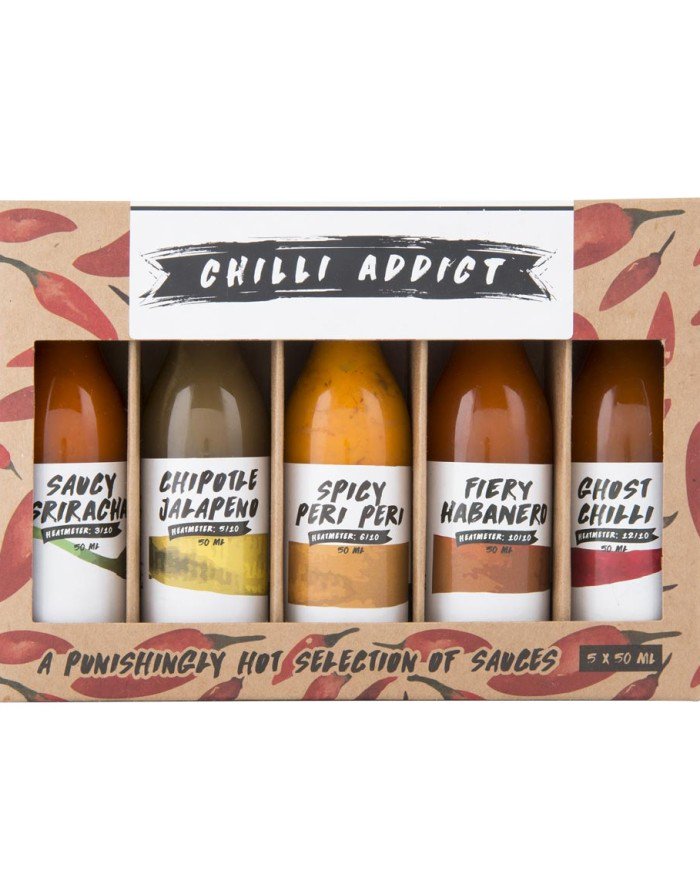 eat.art’s Chilli Addict includes 5 fiery sauces to set taste buds alight this Xmas!  Now on the shelves <a href="/WOOLWORTHS_SA/">Woolworths SA</a>