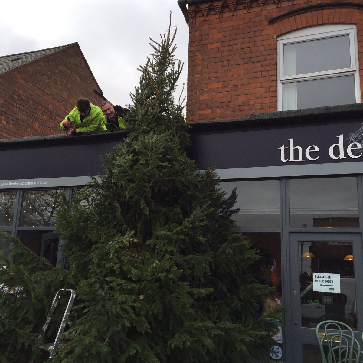 hallsgardensite's tweet image. Hall's deliver Christmas tree to Boldmere High Street. #SuttonColdfield #boldmere