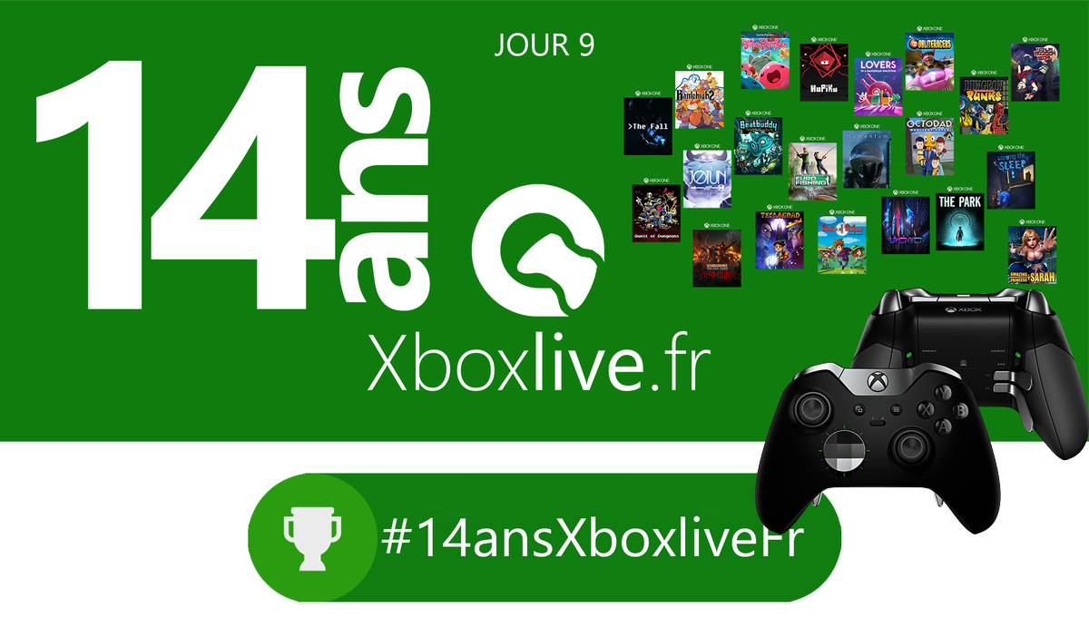 Xboxlivefr's tweet photo. #14AnsXboxlivefr J9 RT &amp; Follow pour tenter de gagner le super pack du jour - Manette #XboxElite + 23 jeux https://t.co/emQe1GENT9 #Concours https://t.co/xXSh07n0qd