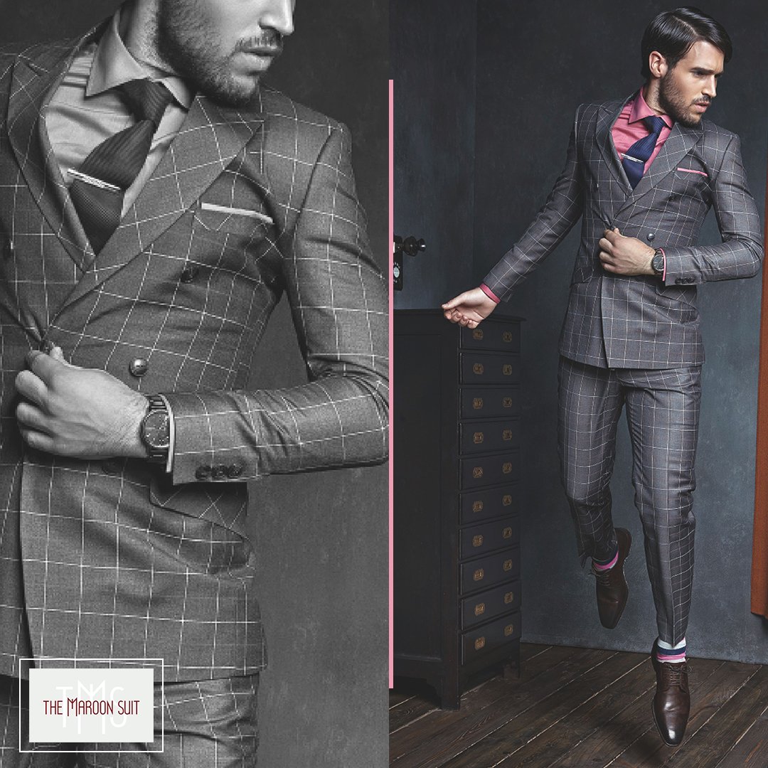 Discover more than 128 grey suit maroon shirt