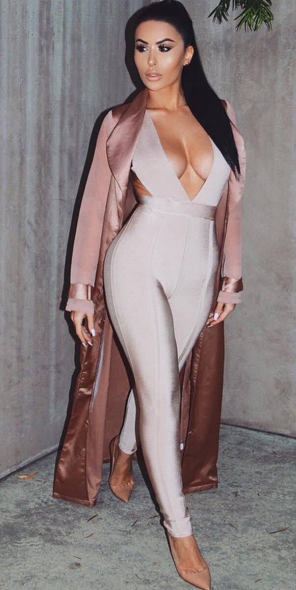 oh polly grey jumpsuit