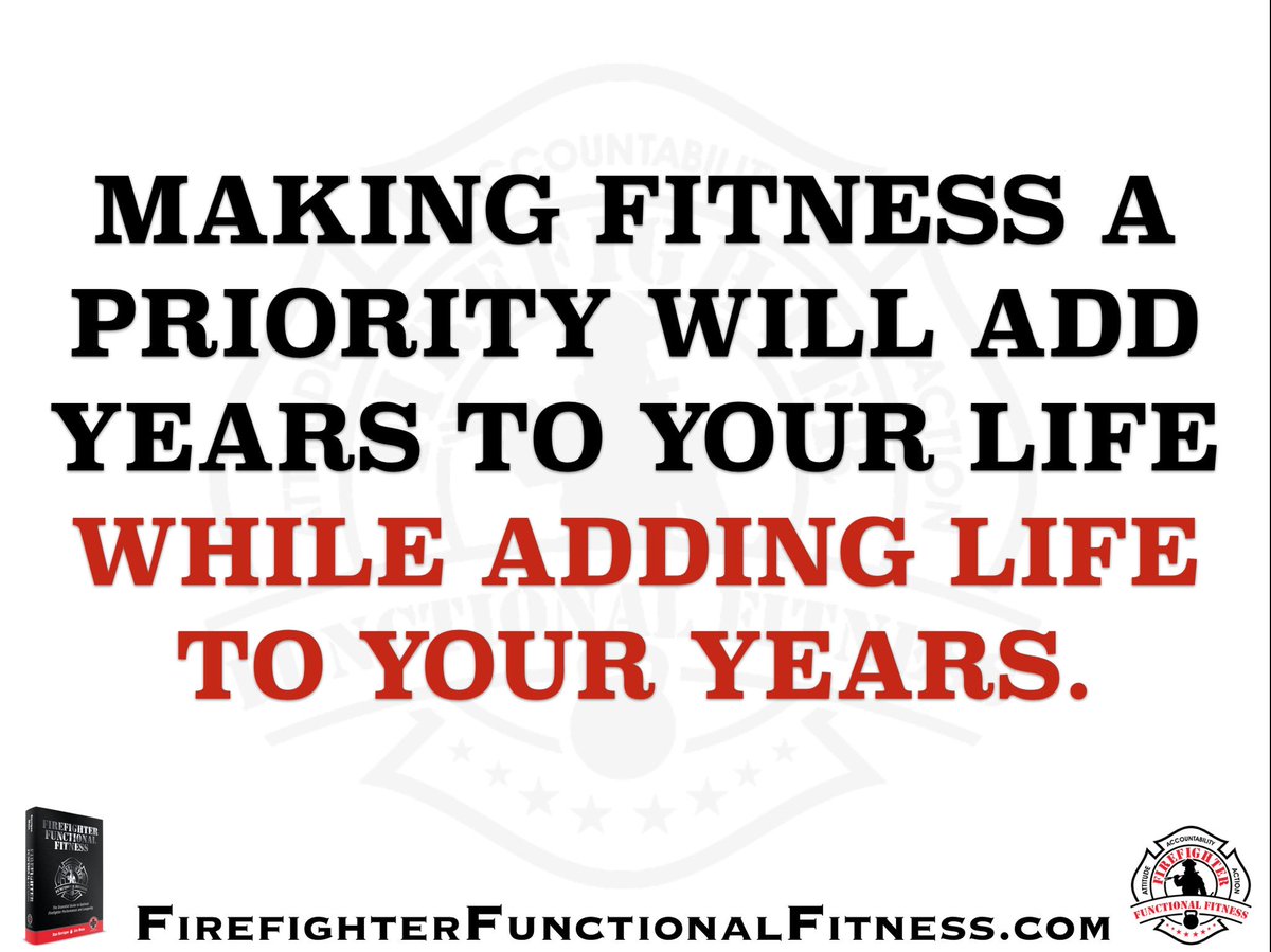 There really is no argument against fitness. It betters us physically, mentally, and emotionally.

FirefighterFunctionalFitness.com