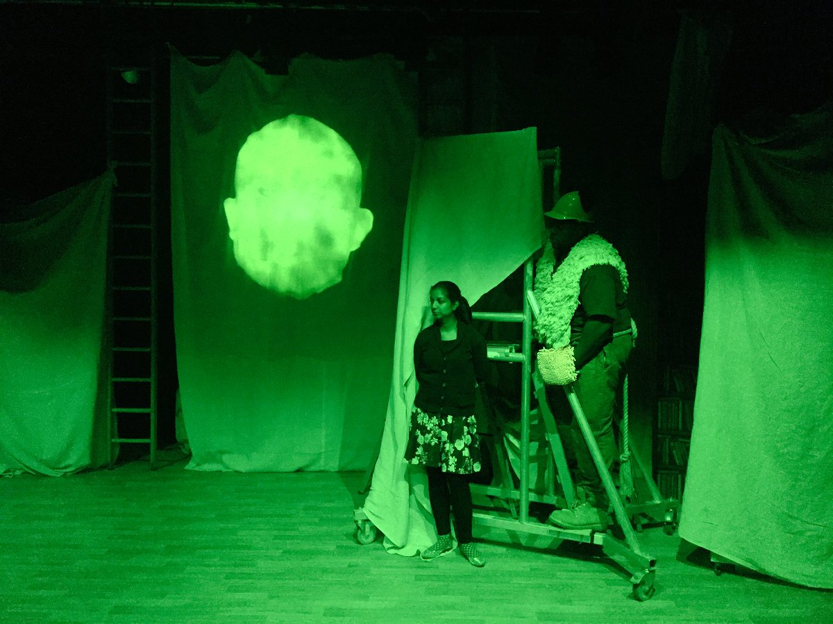 Springface's tweet image. Dress rehearsal today. Eeeeeek. First one tomoz. Scary times. @AXMgt #wizardofoz #theatre @RedbridgeDrama