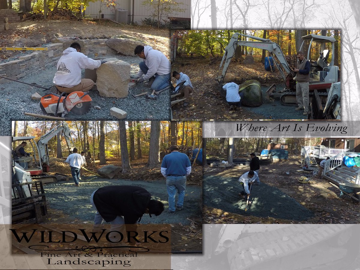 WildWorksllc's tweet photo. WildWorks current project. Anything is possible with our design team! #landscaping #Solutions #Problems #lawn https://t.co/ukKKv456Ws