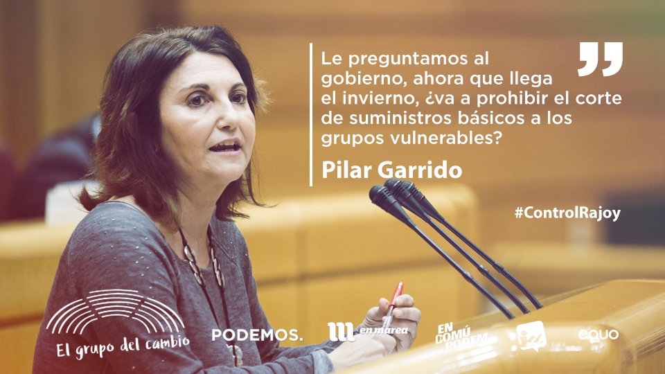 PodemosArganMAD's tweet photo. El acceso a la energía para la cocina, la iluminación,la calefacción es un derecho de todos y todas #ControlRajoy
@gagupilar
@PodemosSenado https://t.co/h9N1iF71ss