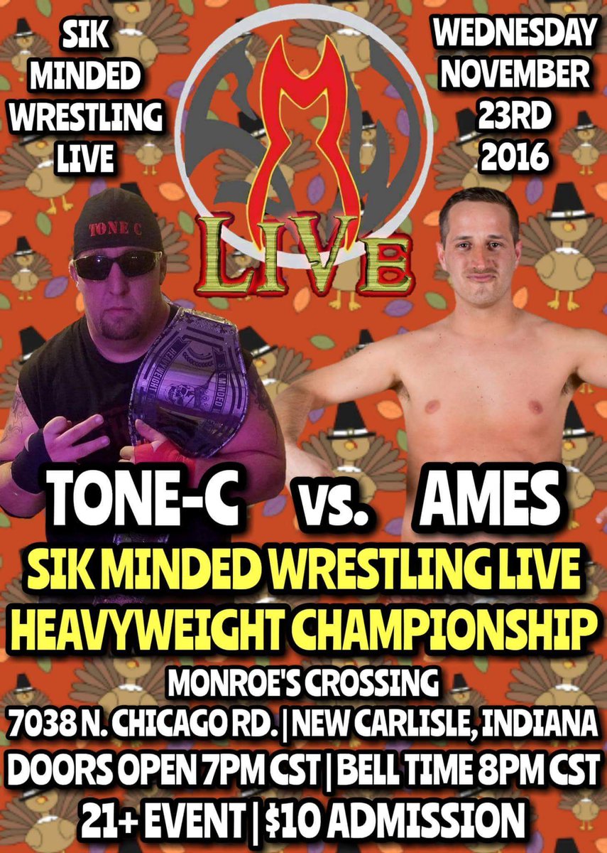 NewKliq's tweet photo. Tomorrow night #TheElite take over @SMWLive the #NewKliq own @Tonec69 takes on @Fameisames #ThanksgivingThrowdown #SMWLiveChamp #BarFight https://t.co/rQDmAVrwPz