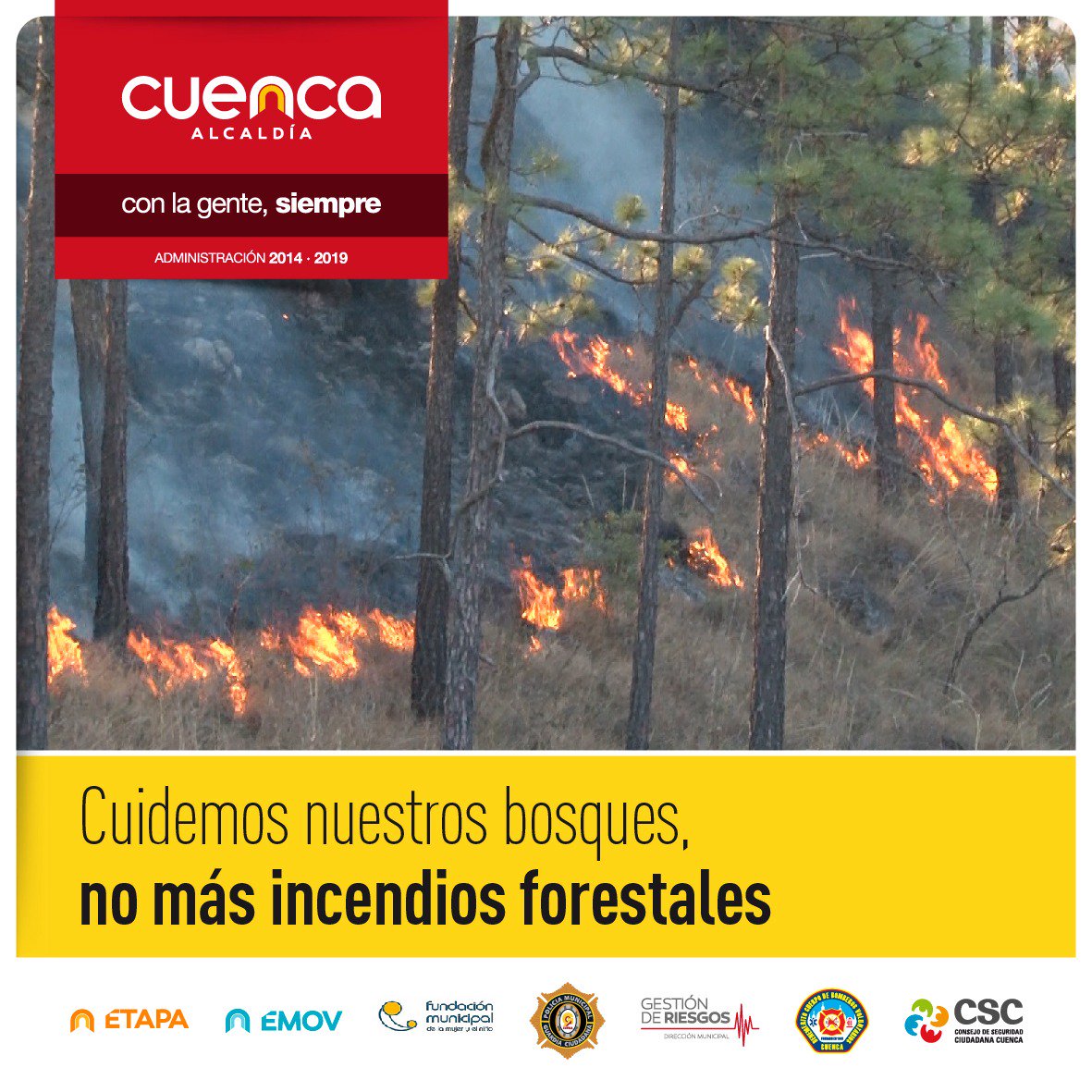 GAYAVACA's tweet photo. Demostremos que sabemos hacer  #UsoResponsable de nuestros recursos no provoquemos incendios ni malusemos el agua https://t.co/GCgGxksJNc