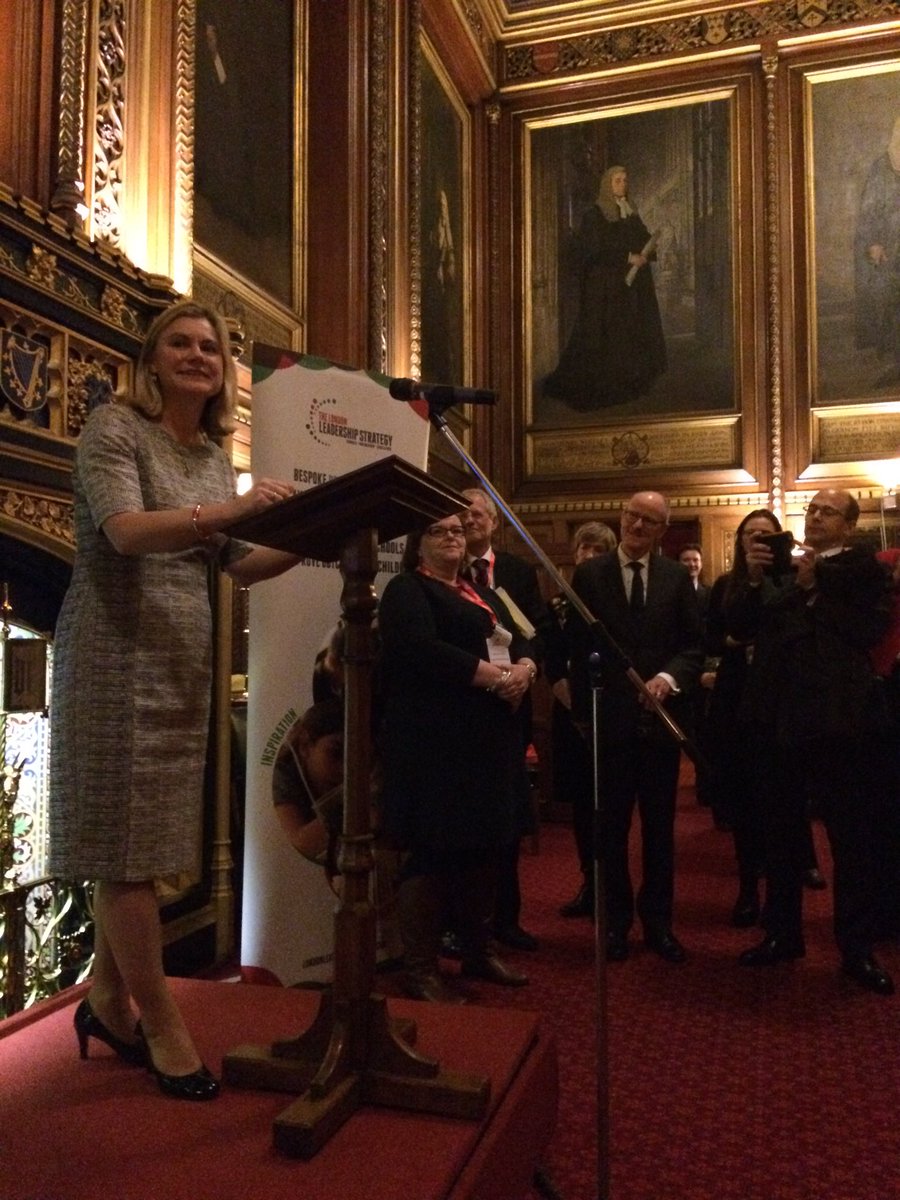 Justine Greening shouts out <a href="/SouthfieldsAcad/">Southfields Academy</a> as an example of a school doing great work with a diverse community