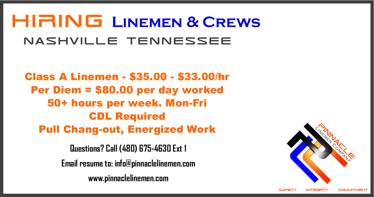 #lineman #linelife #linemanjobs #stormsoldiers #powerlineman #linemanpride #linejunk #linemanbarn #highvoltage #lifeontheline #powerlines