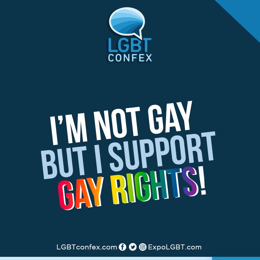 LGBTconfex's tweet photo. “I’m not gay but i support Gay Rights!”
#LGBT #LGBTconfex2016 https://t.co/GiecOJpkao