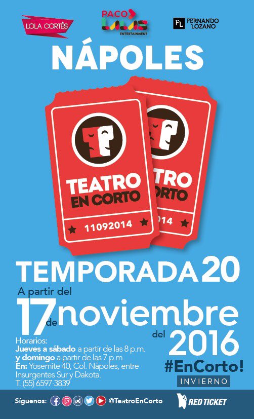 Llegó #EnCorto #NÁPOLES una temporada llena de increíbles historias! Vívela desde el escenario de jueves a domingo! 👏🏼👌🏼⭐️ #BuenosDiasATodos