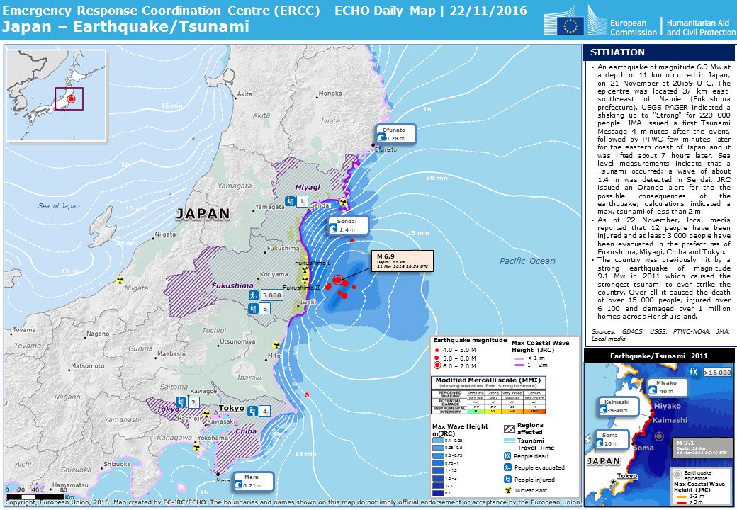 eu_echo's tweet image. Daily Map | #Japan earthquake/tsunami: 12 people injured, 3 000 evacuated. 

Click here to enlarge: bit.ly/2fBBOk6