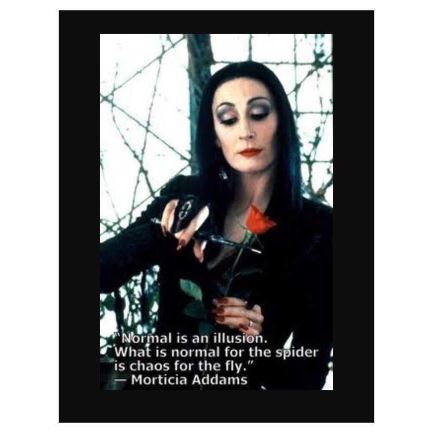 Weirdos and proud. #YesSheCan #MorticiaAddams #thereisnonormal