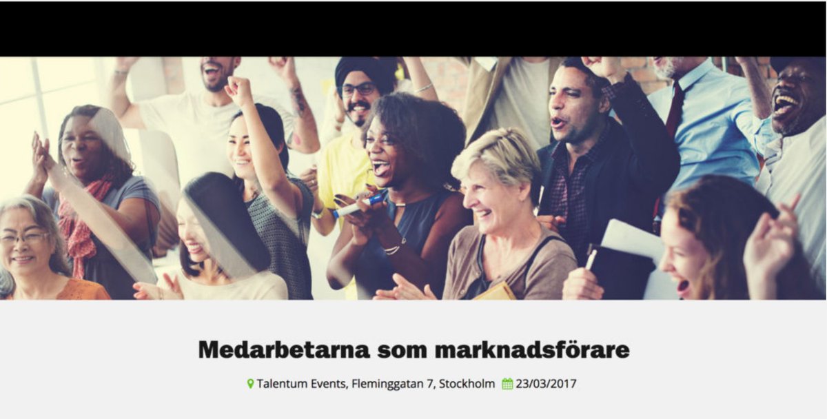 emeliefagel's tweet photo. Den 23 mars håller @elindgrens och jag i kursen "Medarbetarna som marknadsförare" hos @Talentum_Events: https://t.co/amGTmULwyF #hrsverige https://t.co/YqBKNVY0oJ