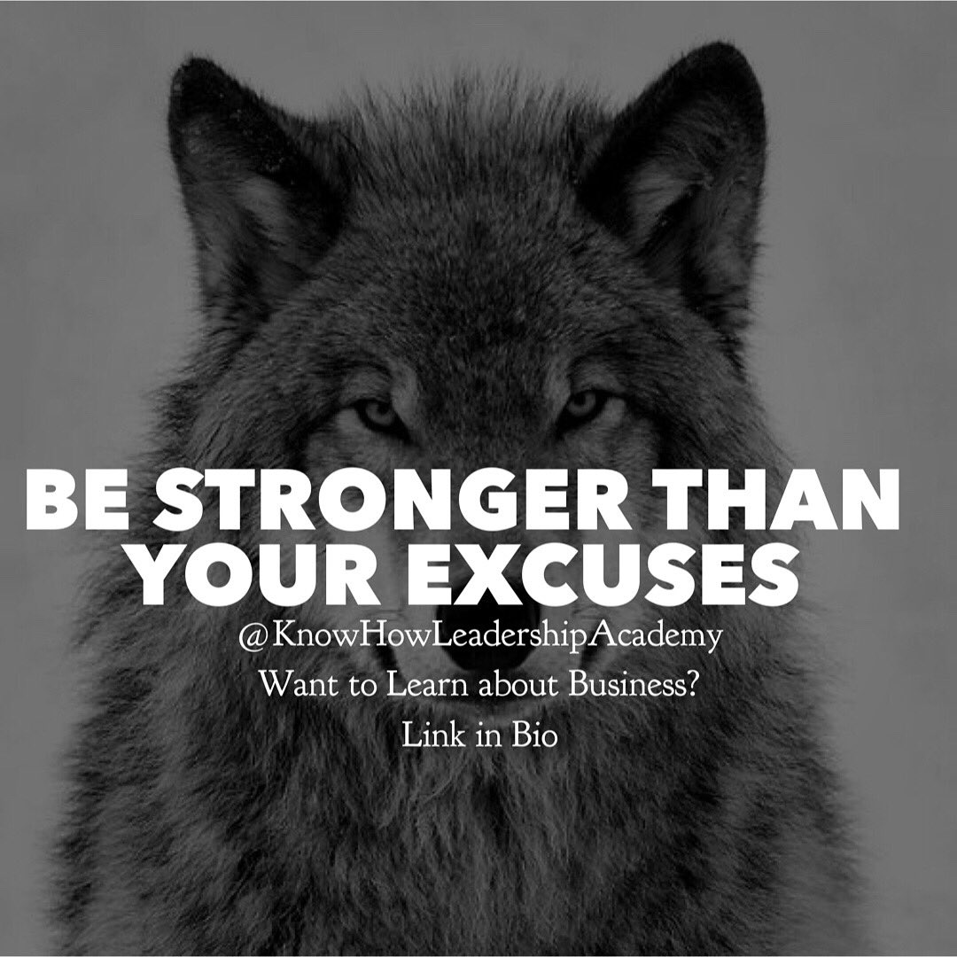 knowhowleaders's tweet photo. Excuses or results, you can't have both! #TuesdayTip https://t.co/B2t5oPkh3k