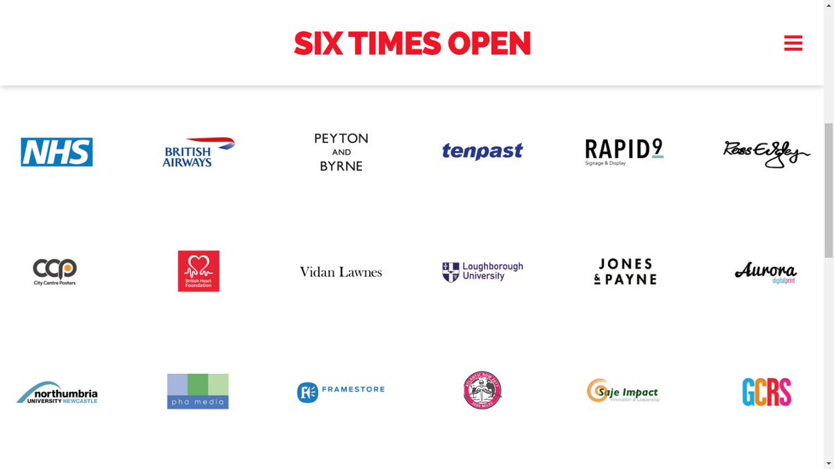 SIXTIMESOPEN's tweet image. So excited to see so many partners support @SIXTIMESOPEN pre and post launch! Thank you! sixtimesopen.com/partners
