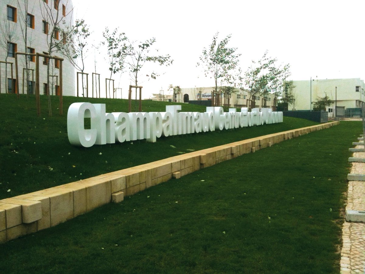 Signage designed and executed for the Champalimaud Foundation by Epositiva #sign #creative #signage #creativesignage #Champalimaud