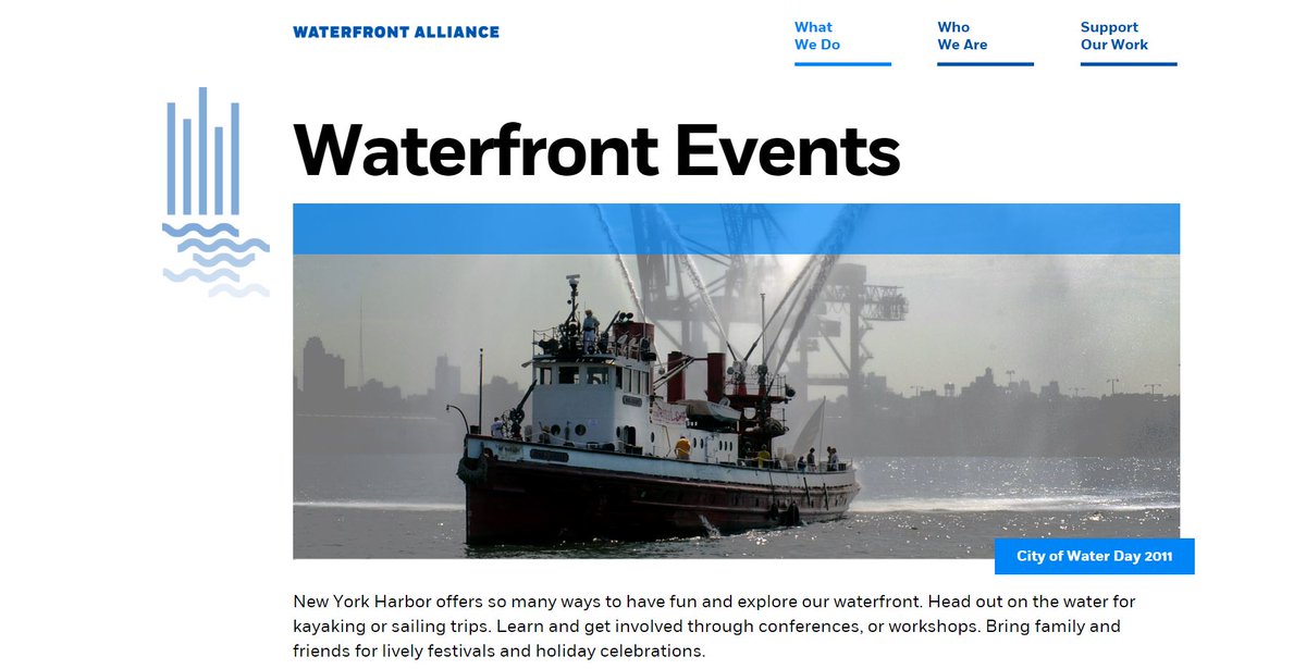 OurWaterfront's tweet photo. Are you hosting a #waterfrontevent? Post on our calendar & get the word out! Submit here: https://t.co/Yd4iCtzYk4 https://t.co/zPU8D7TVtB