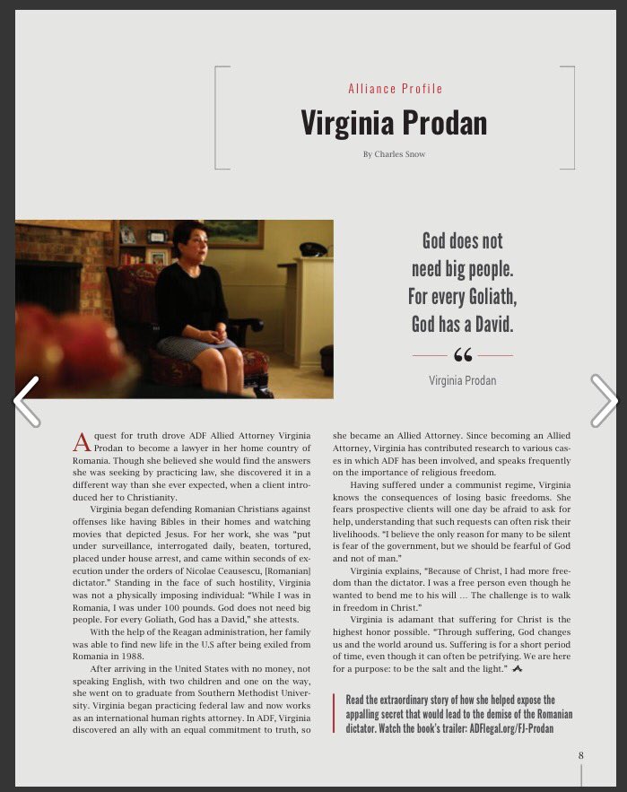 VirginiaProdan's tweet photo. @VirginiaProdan Honored to be part of #AllianceDefendingFreedom - Faith & Justice.@CarolynGarcia #sentinelsummit16 https://t.co/bE0ibzBcHo