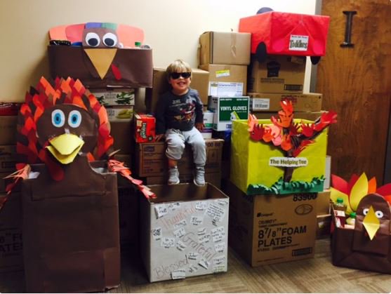A HUGE SHOUT OUT to @HamptonCovePS for exceeding their goal collecting 1251 cans of food for The CARE Center. 
Happy Thanksgiving!