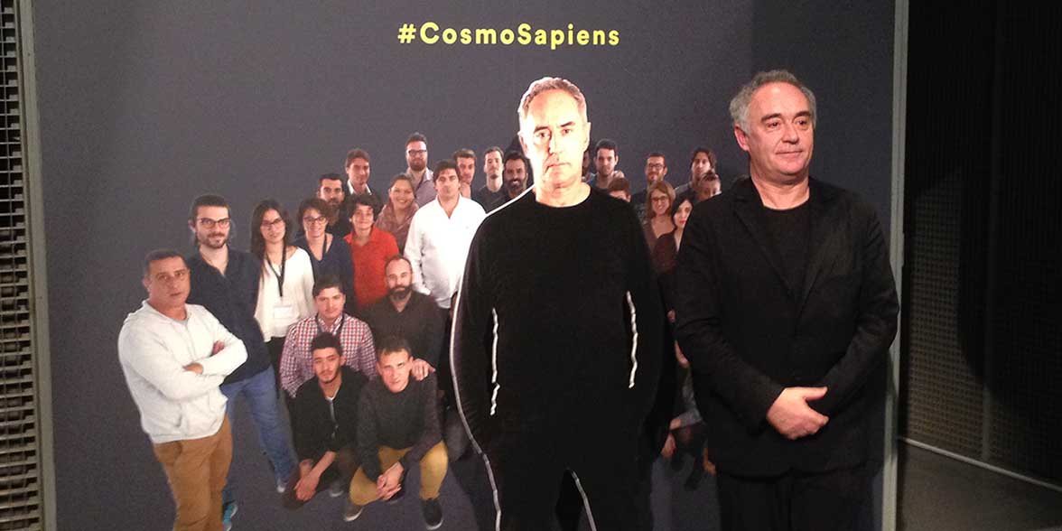 CosmoCaixa's tweet image. Haz RT, enséñalo en CosmoCaixa ¡y visita gratis #CosmoSapiens! Si te haces una foto en el ‘photocall’, puedes ganar una visita a elBulliLab