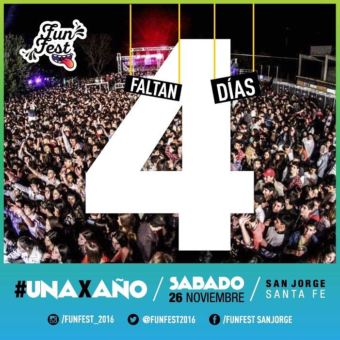 funfest2016's tweet photo. ➡ULTIMOS 2 DIAS DE ANTICIPADAS⬅
#AcaSiVienenTODOS
►SABADO 26 DE NOVIEMBRE - FUN FEST 2016◄
★ La Fiesta Mas Grande del Interior de Santa Fe★ https://t.co/HhsuzjEYeA