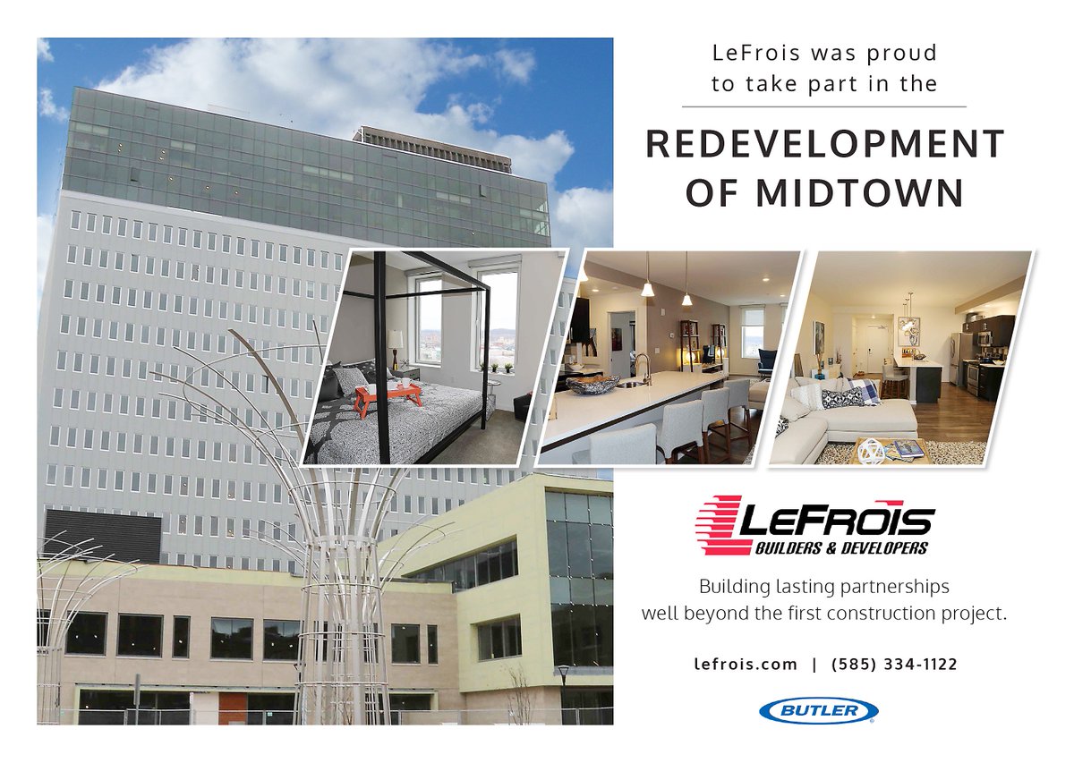 LeFroisBuilders's tweet image. Did you catch @RBJdaily's special section on @tower280 last week? Excited to have joined this #ROC renewal project! rbj.net/article.asp?aI…