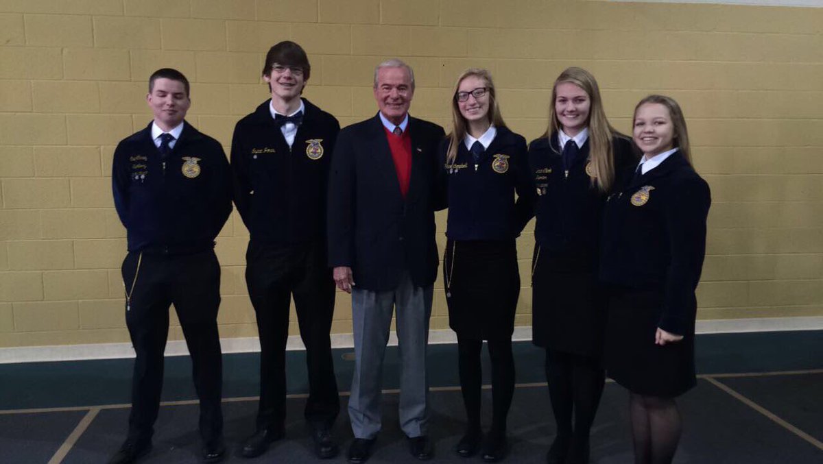 fs_ffa's tweet photo. Agriculture Appreciation breakfast this morning with Dr. Lacefield from UK. Grace Clark also spoke on behalf of FFA and KYFB. https://t.co/3C5mp7QjrO