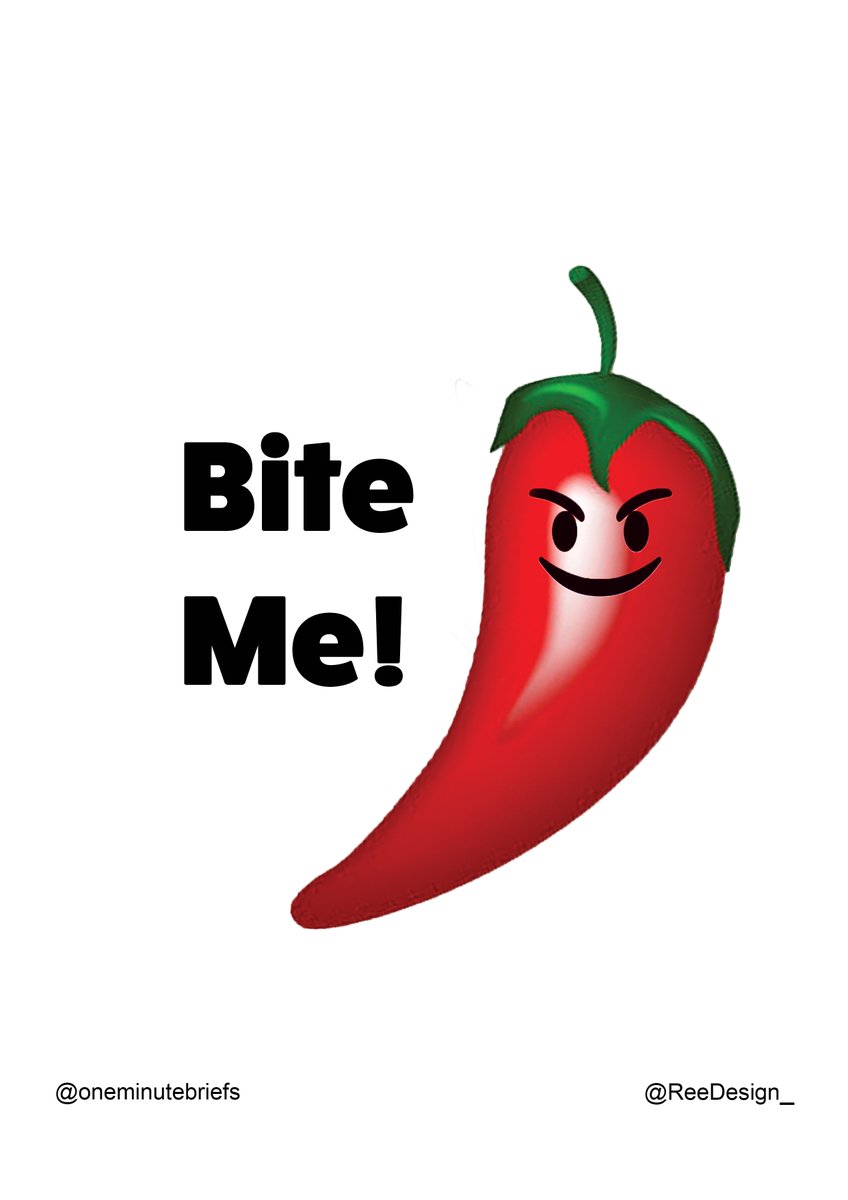 ReeDesign_'s tweet photo. Bite Me! @OneMinuteBriefs Advertise #CHILLIS  #creative #advertising #chillies https://t.co/awk9cPojWM