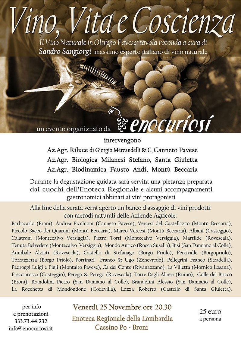 Mabedo_it's tweet photo. Una serata dedicata al #vino naturale con Sandro Sangiorgi, in una tavola rotonda di #degustazione all'@EnoLombardia https://t.co/6U2bKHRlEx https://t.co/mgT6vkHXeY