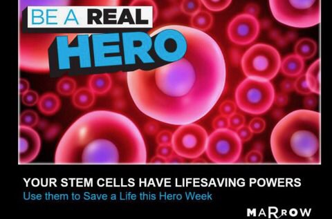 Your stem cells have lifesaving powers, sign them up to the Anthony Nolan register this #HeroWeek