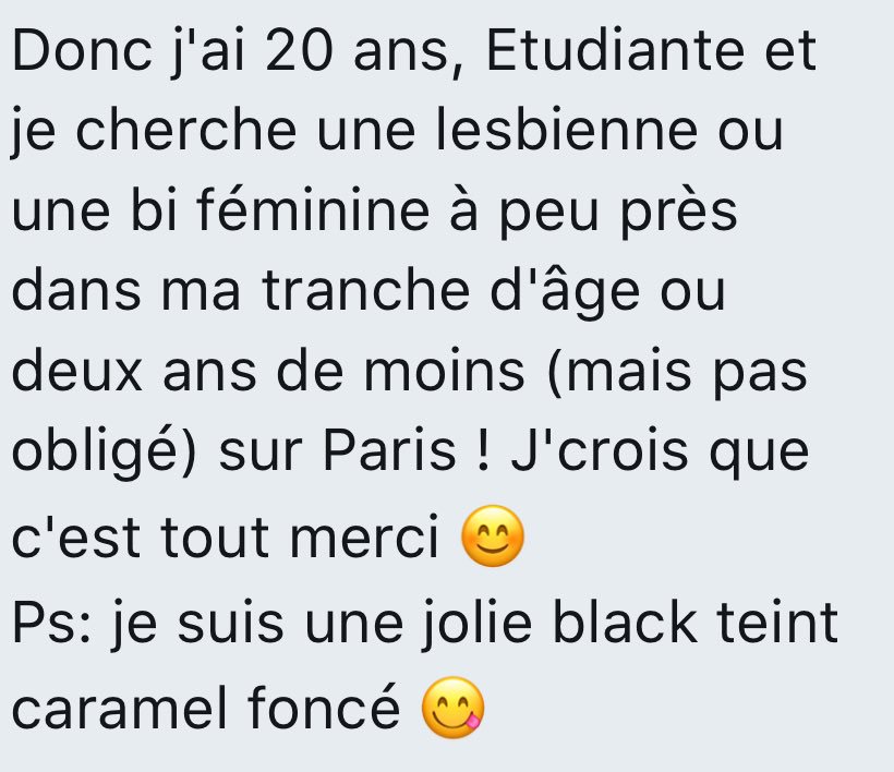 lesb_rencontres's tweet photo. 20 ans de Paris | féminine dans la meme tranche d'âge 💗 https://t.co/Yt6hJIqPhV