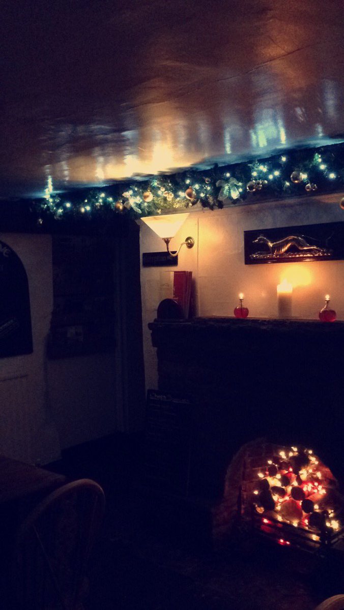 It's beginning to look a lot like Christmas at The Greyhound. #Christmas #Wales #Pub #Hotel #Inn #Greyhound #Decor #Traditional #Food #Drink