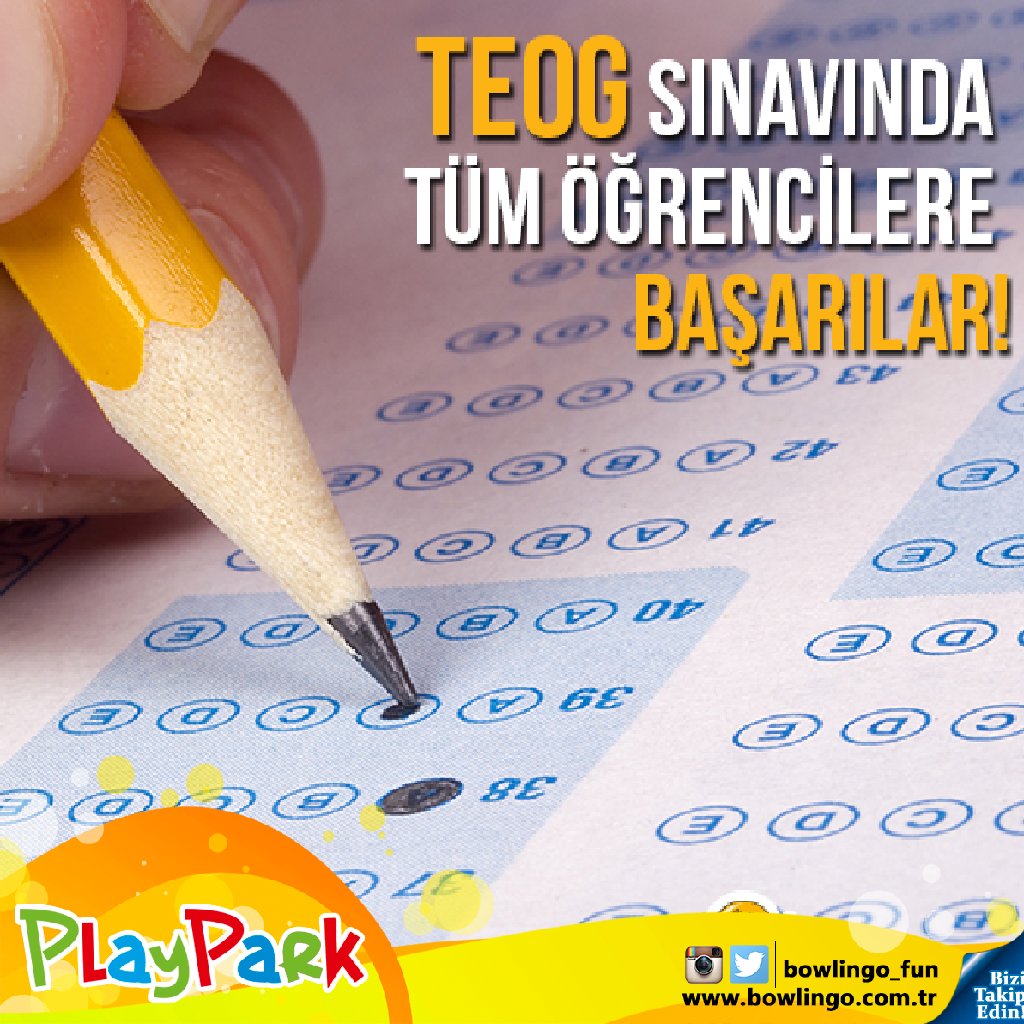 Playpark_Fun's tweet image. TEOG Sınavında Tüm Öğrencilere Başarılar Dileriz. #Teog #Sinav #Vakitgeldi #Başarılar